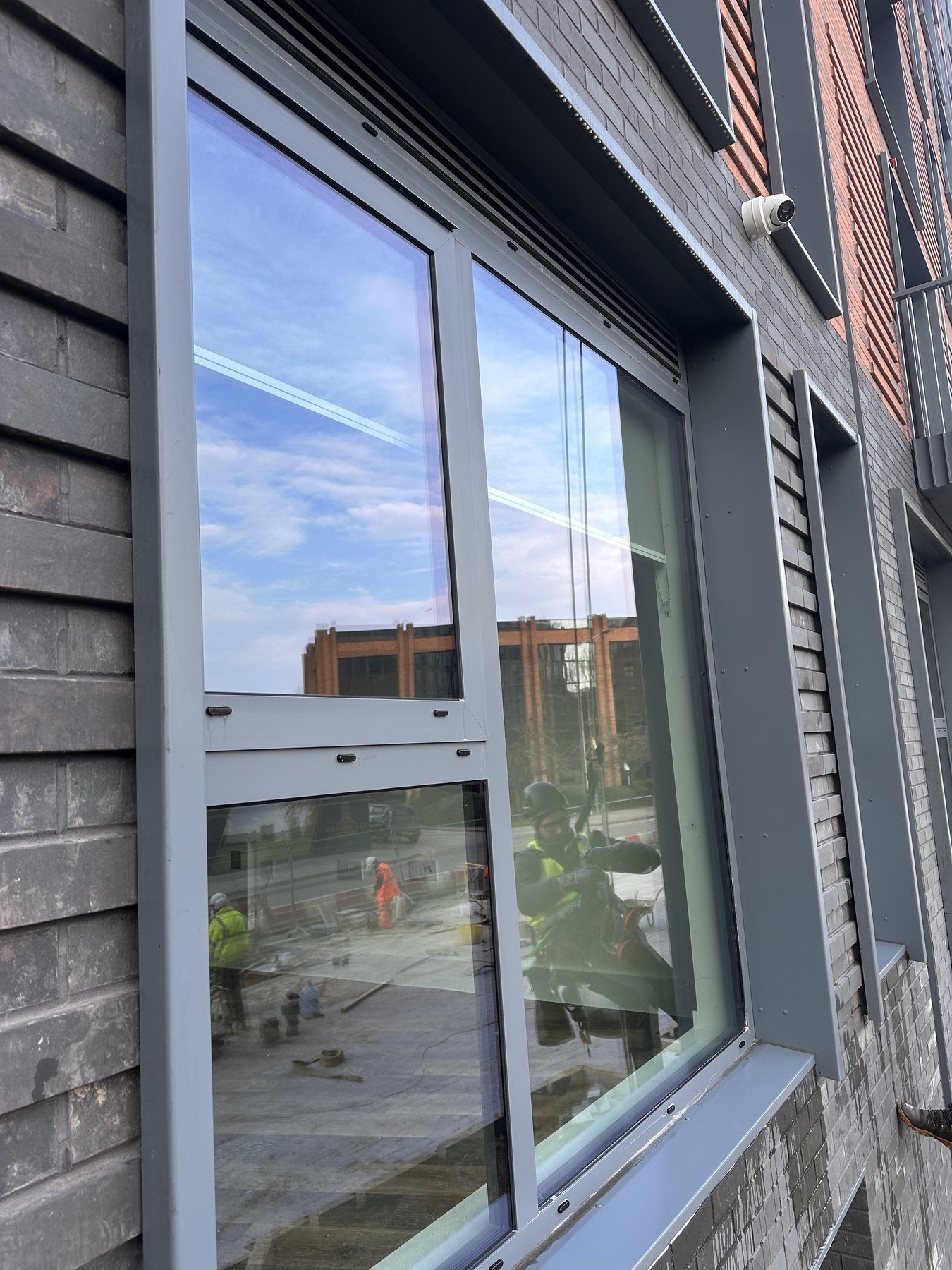 Final cleaned façade after builders window cleaning in Peterborough